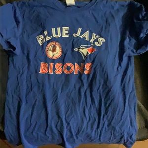 Blue blue jays/bison tee